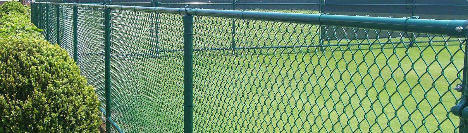 Residential chain link fence
