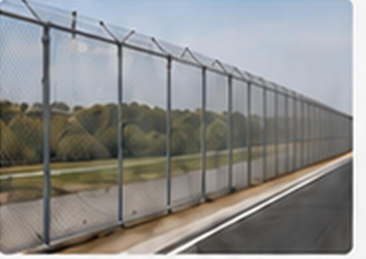 Infrastructure boundary fence