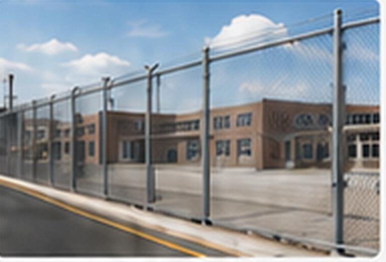 Public facility perimeter fence