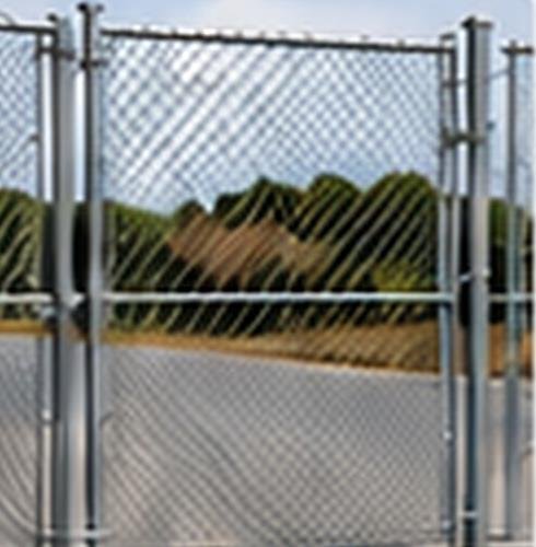 Chain link fence gate