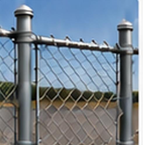 Chain link fence posts