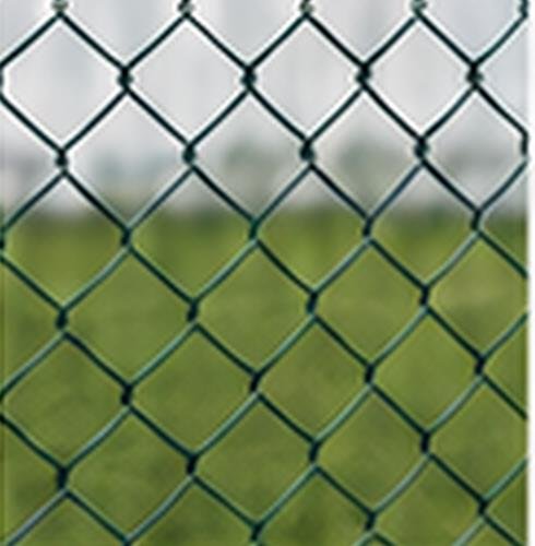 PVC coated chain link fence
