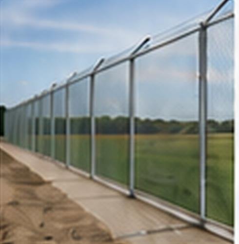 Complete chain link fence system