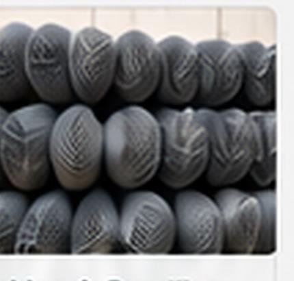 Packed chain link fence rolls